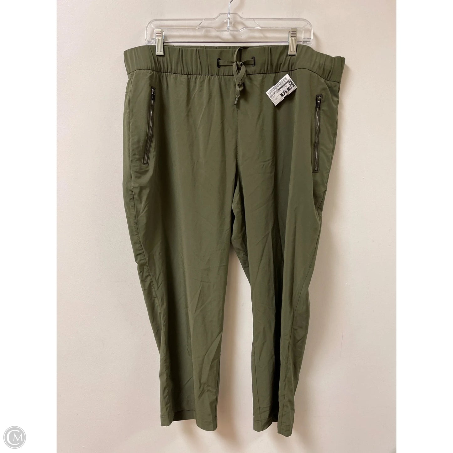 Athletic Pants By Eddie Bauer In Green, Size: Xl