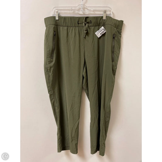 Athletic Pants By Eddie Bauer In Green, Size: Xl