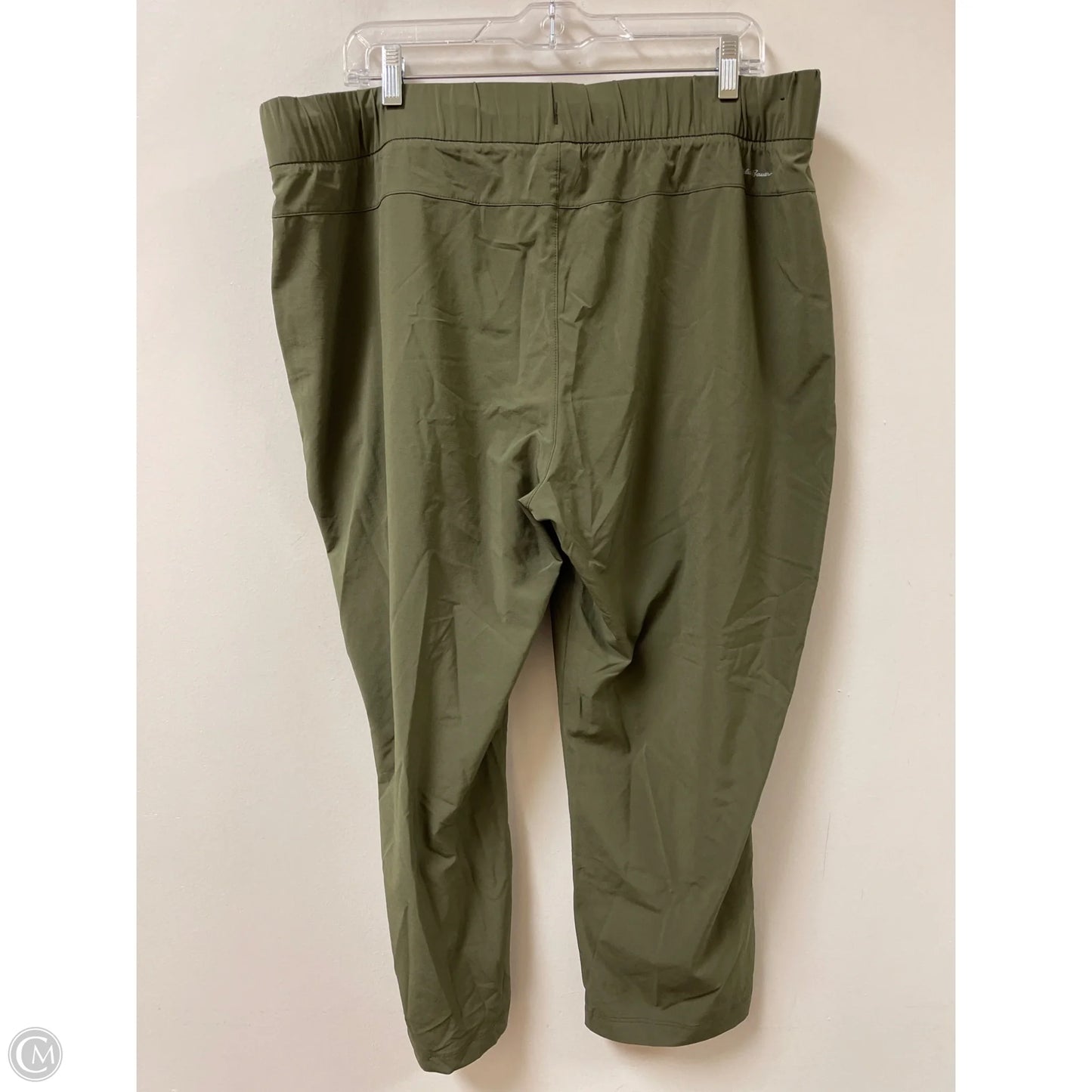 Athletic Pants By Eddie Bauer In Green, Size: Xl