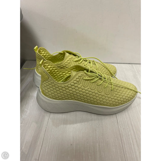 Shoes Athletic By Ecco In Yellow, Size: 7.5