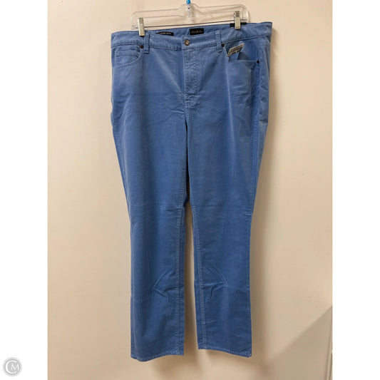 Pants Corduroy By Talbots In Blue, Size: 16