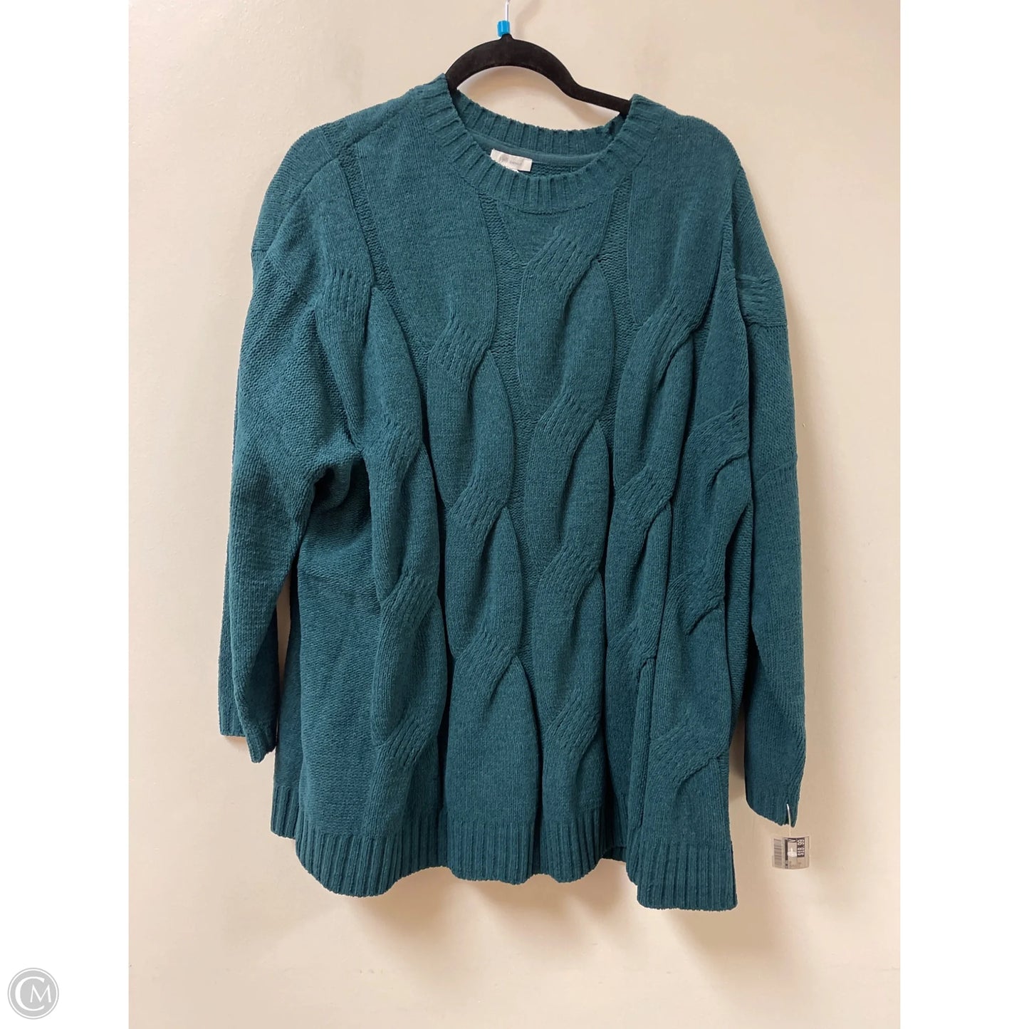 Sweater By J. Jill In Teal, Size: 2x