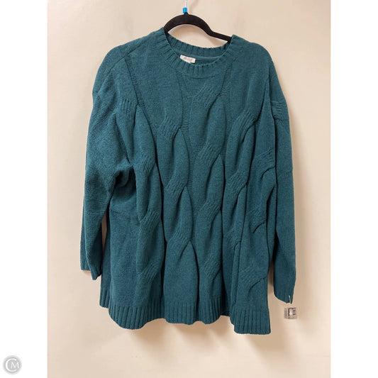 Sweater By J. Jill In Teal, Size: 2x
