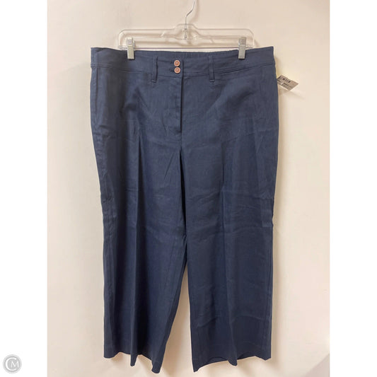 Pants Linen By J. Jill In Navy, Size: Xl