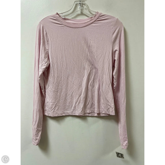 Top Long Sleeve By Wild Fable In Pink, Size: M