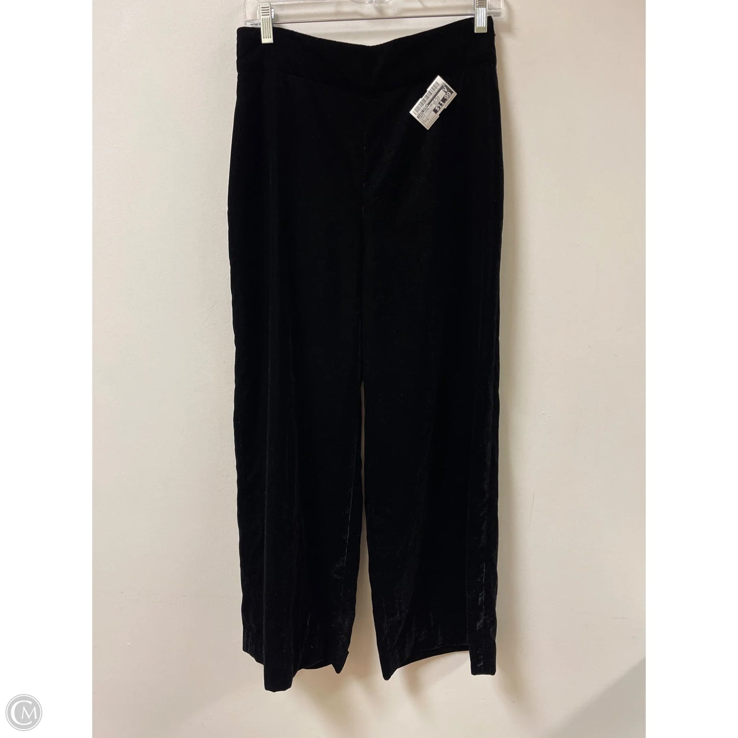 Pants Wide Leg By Zara Women In Black, Size: S