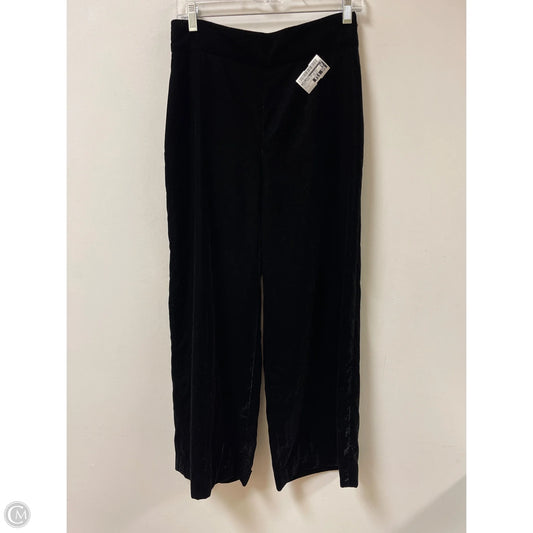 Pants Wide Leg By Zara Women In Black, Size: S