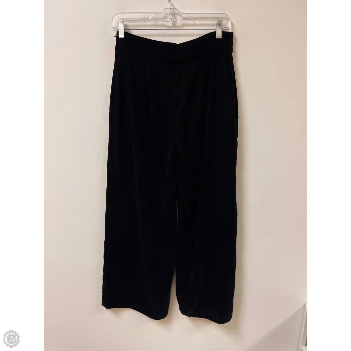 Pants Wide Leg By Zara Women In Black, Size: S