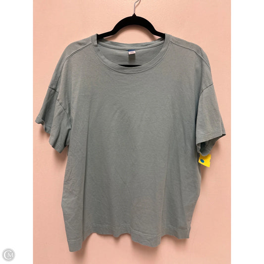 Top Short Sleeve By Old Navy In Blue, Size: Xl