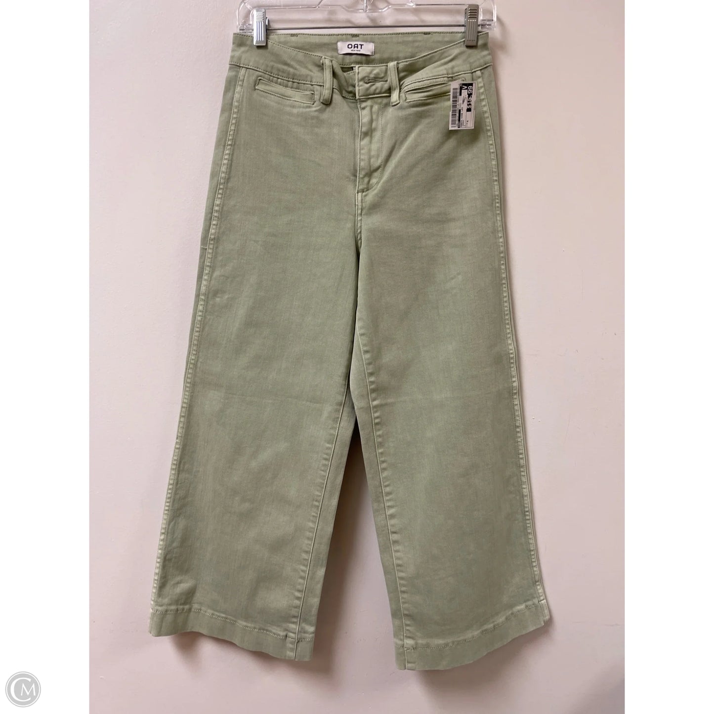 Pants Wide Leg By Oat In Green, Size: 4