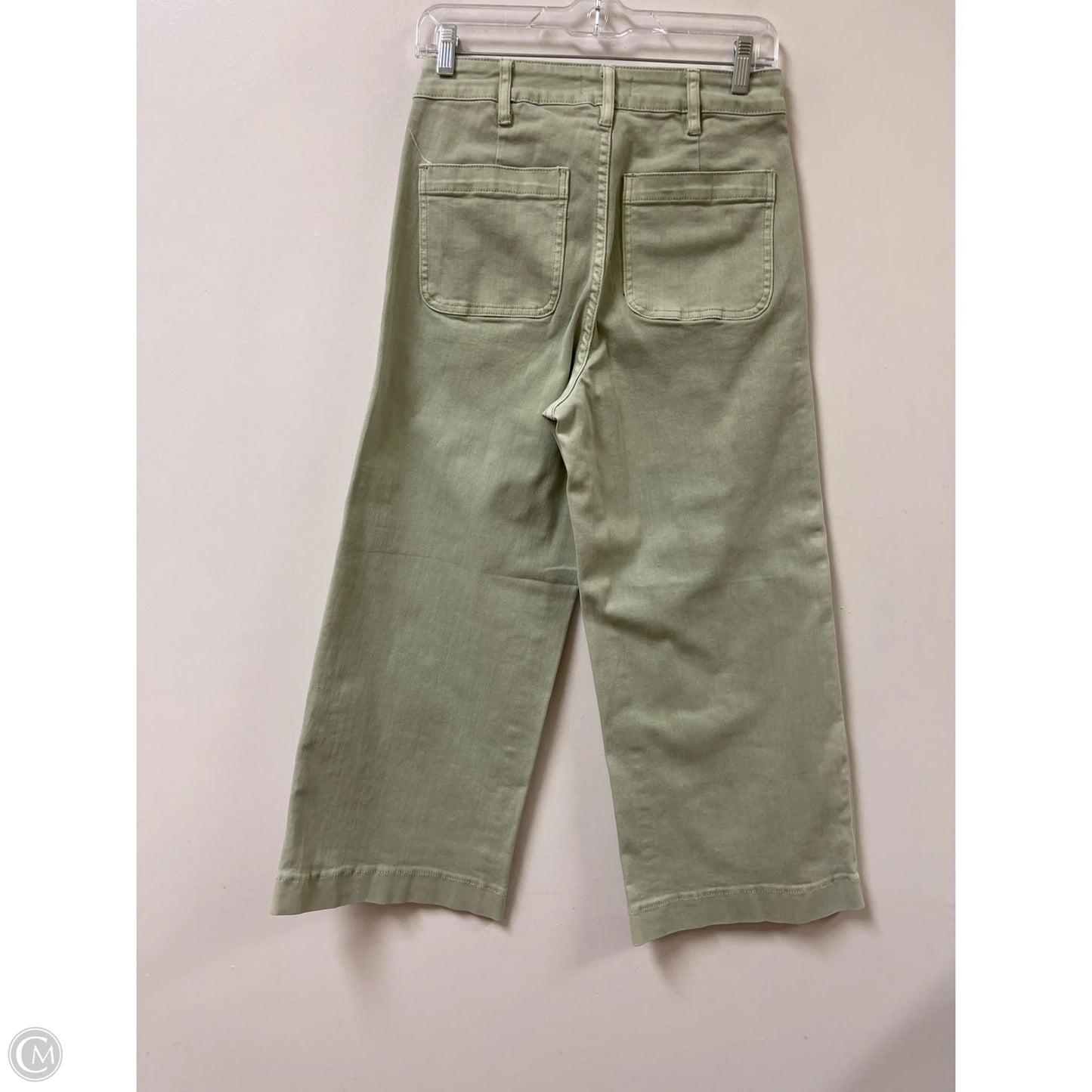 Pants Wide Leg By Oat In Green, Size: 4