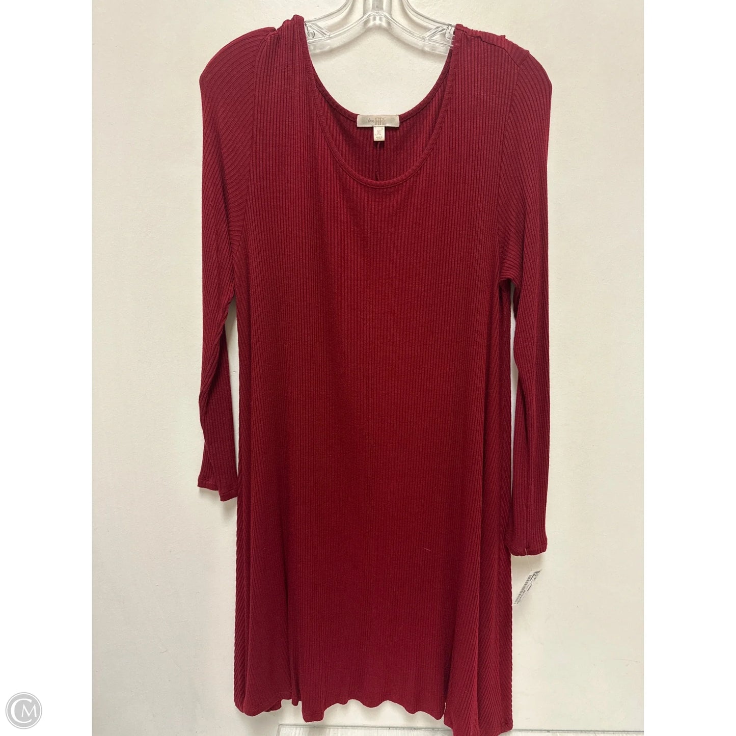 Dress Casual Short By Love Fire In Red, Size: Xl