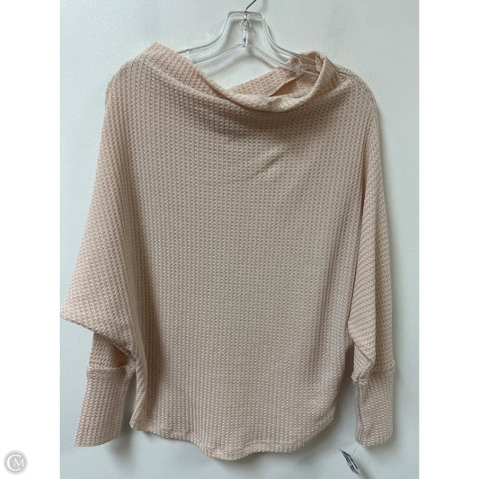 Top Long Sleeve By Wishlist In Cream, Size: S