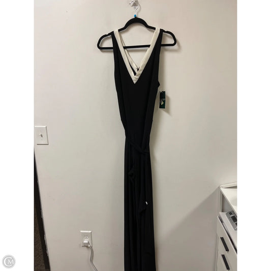 Jumpsuit By Lauren By Ralph Lauren In Black, Size: L