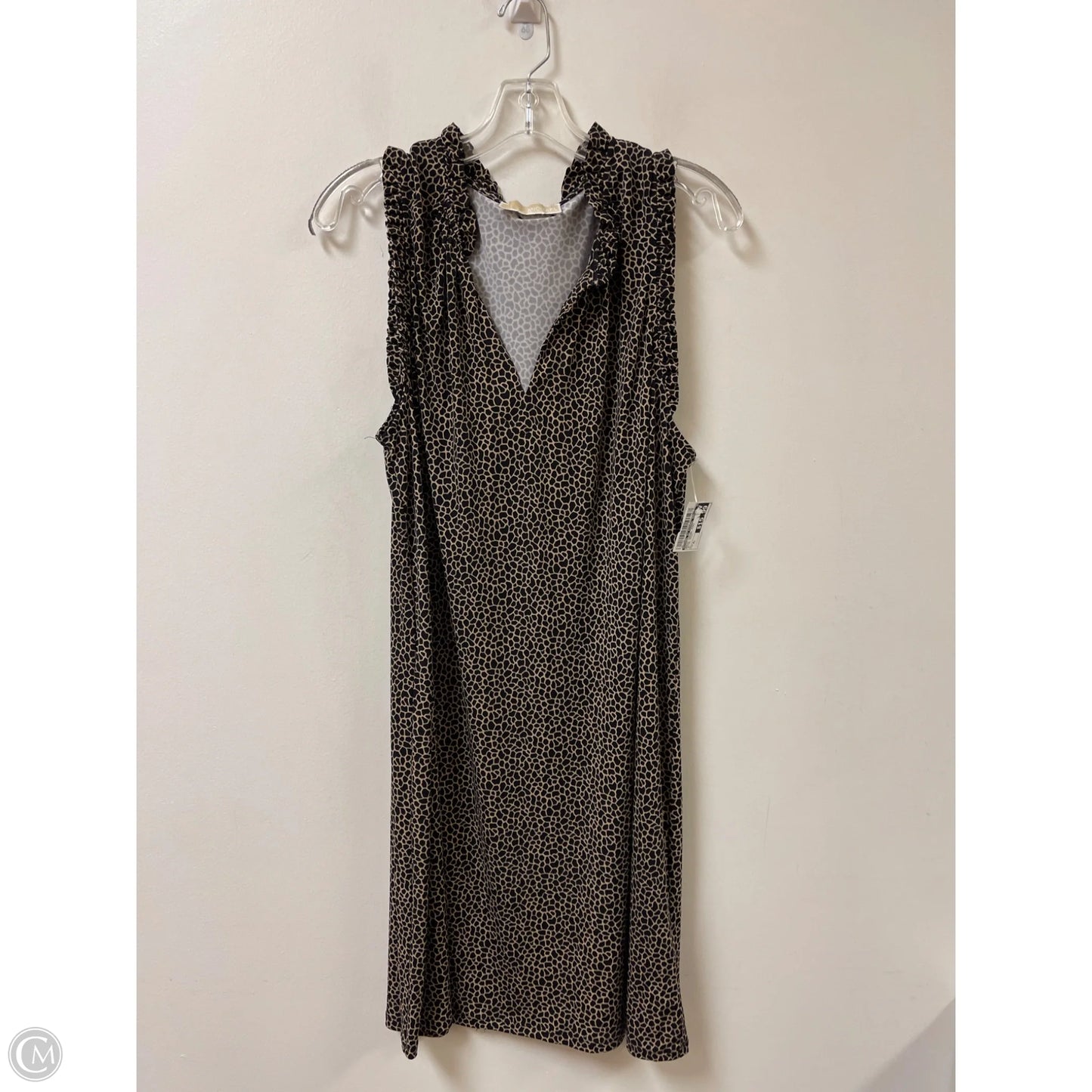 Dress Casual Midi By Michael By Michael Kors In Animal Print, Size: Xl
