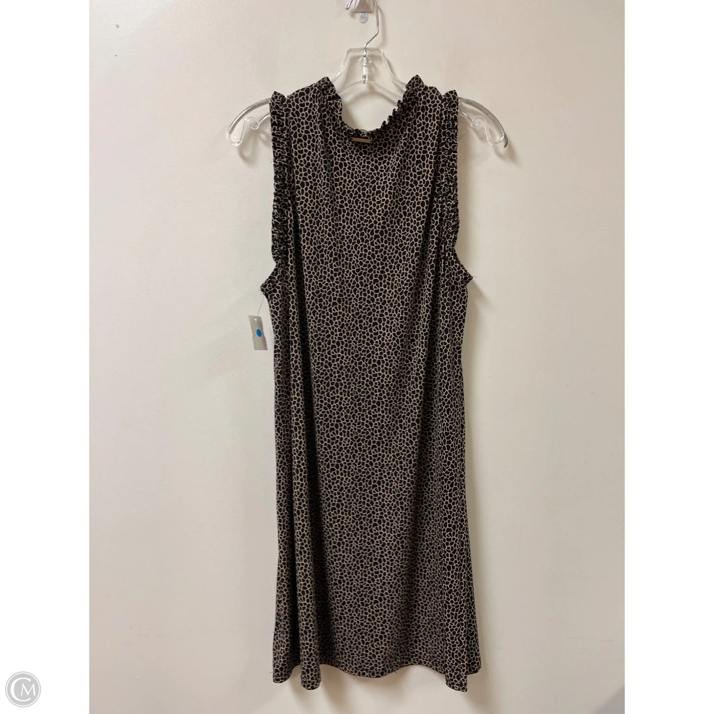 Dress Casual Midi By Michael By Michael Kors In Animal Print, Size: Xl