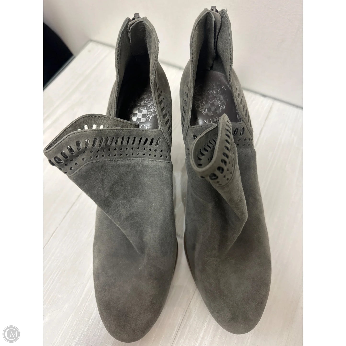 Boots Ankle Heels By Vince Camuto In Grey, Size: 9