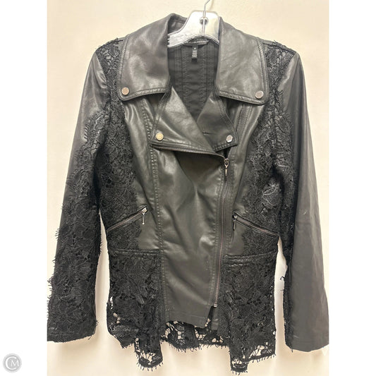 Jacket Moto By White House Black Market In Black, Size: M