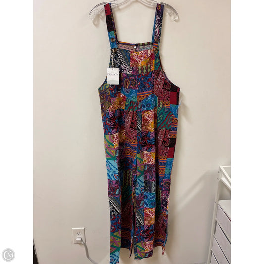 Jumpsuit By Clothes Mentor In Multi-colored, Size: L
