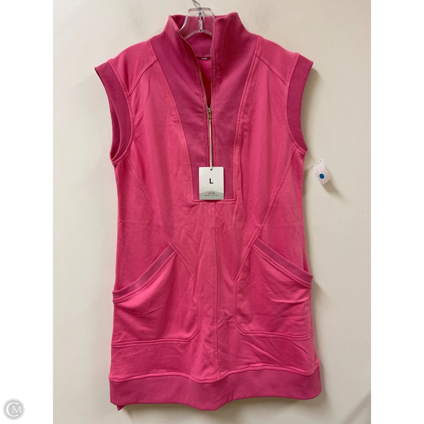 Dress Casual Midi By Clothes Mentor In Pink, Size: L