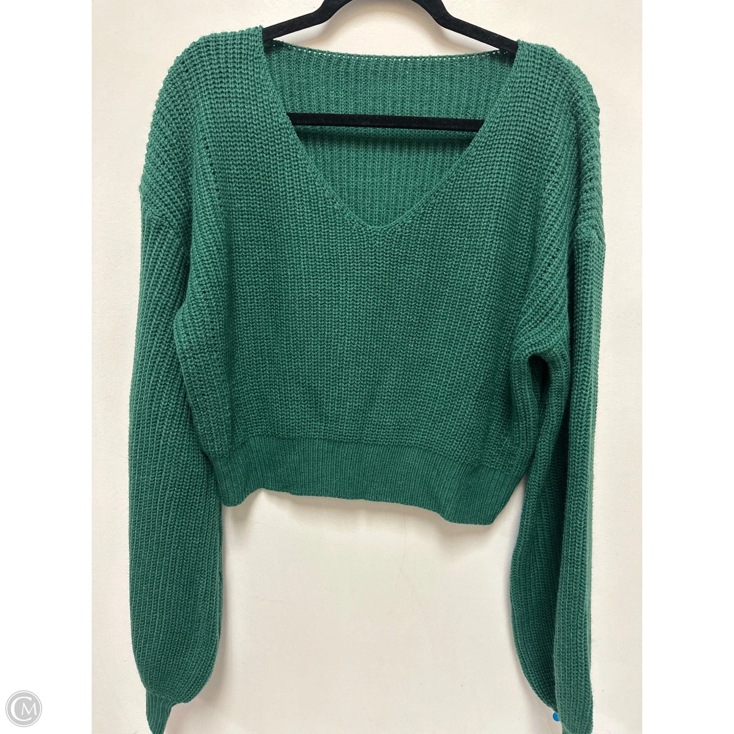 Sweater By Clothes Mentor In Green, Size: S