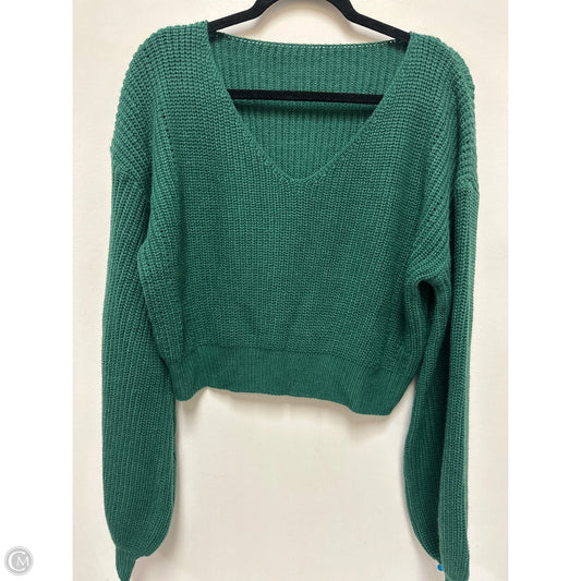 Sweater By Clothes Mentor In Green, Size: S