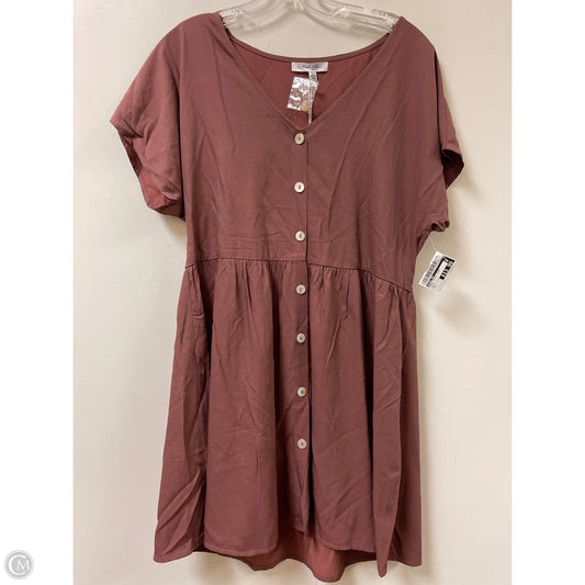 Dress Casual Short By Cloud Ten In Mauve, Size: L