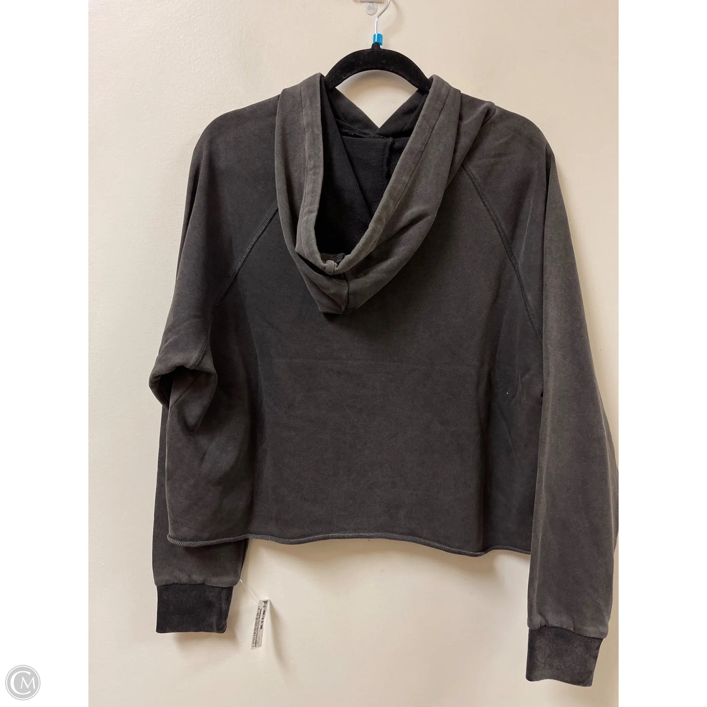 Sweatshirt Hoodie By Clothes Mentor In Grey, Size: L