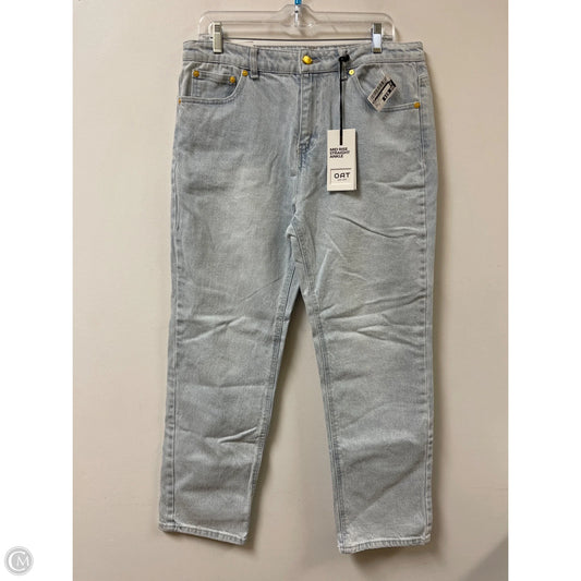 Jeans Boyfriend By Oat In Blue Denim, Size: 12