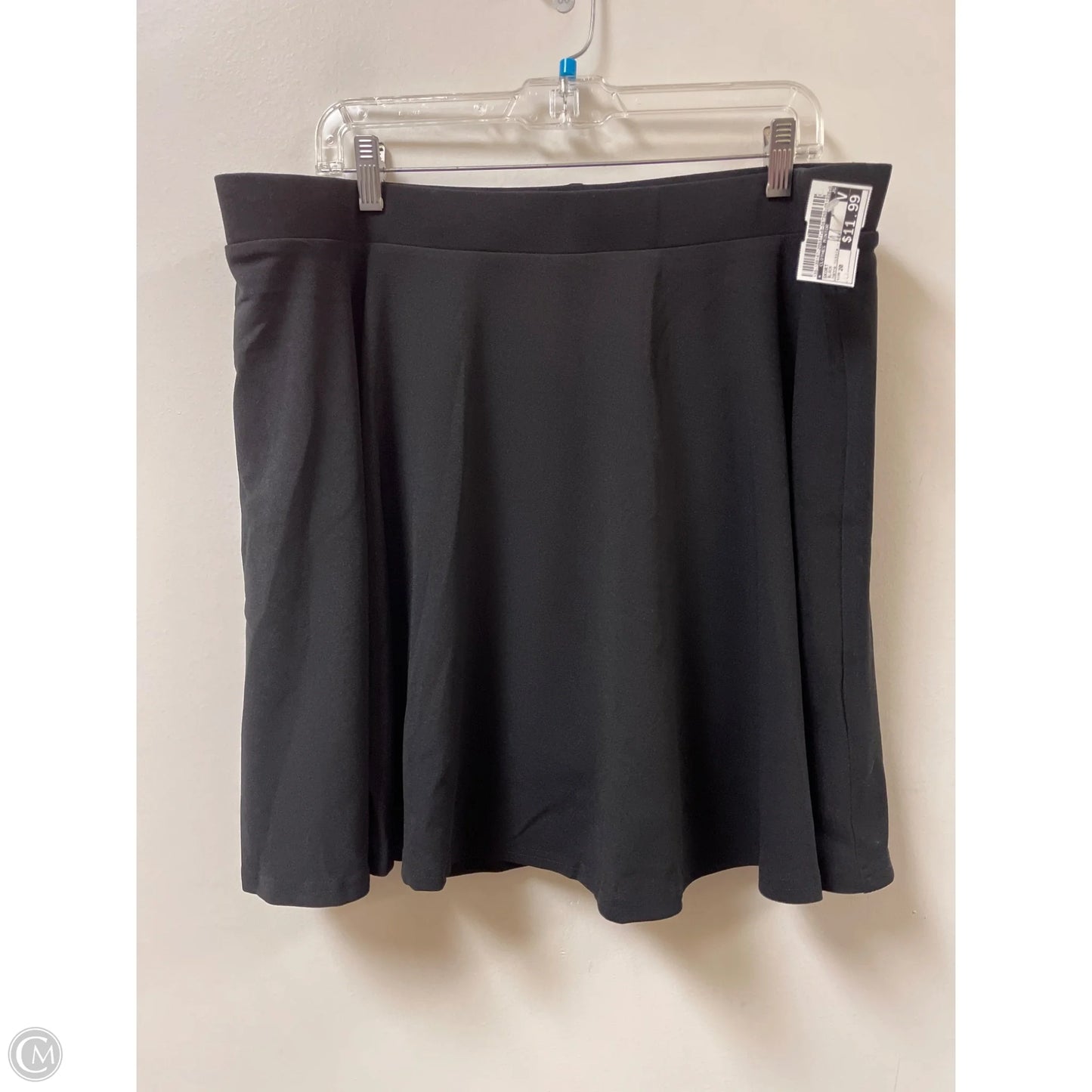 Skort By Clothes Mentor In Black, Size: 20