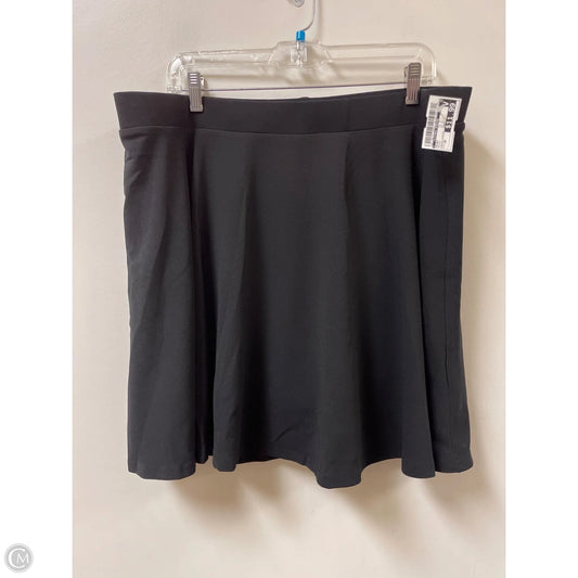 Skort By Clothes Mentor In Black, Size: 20