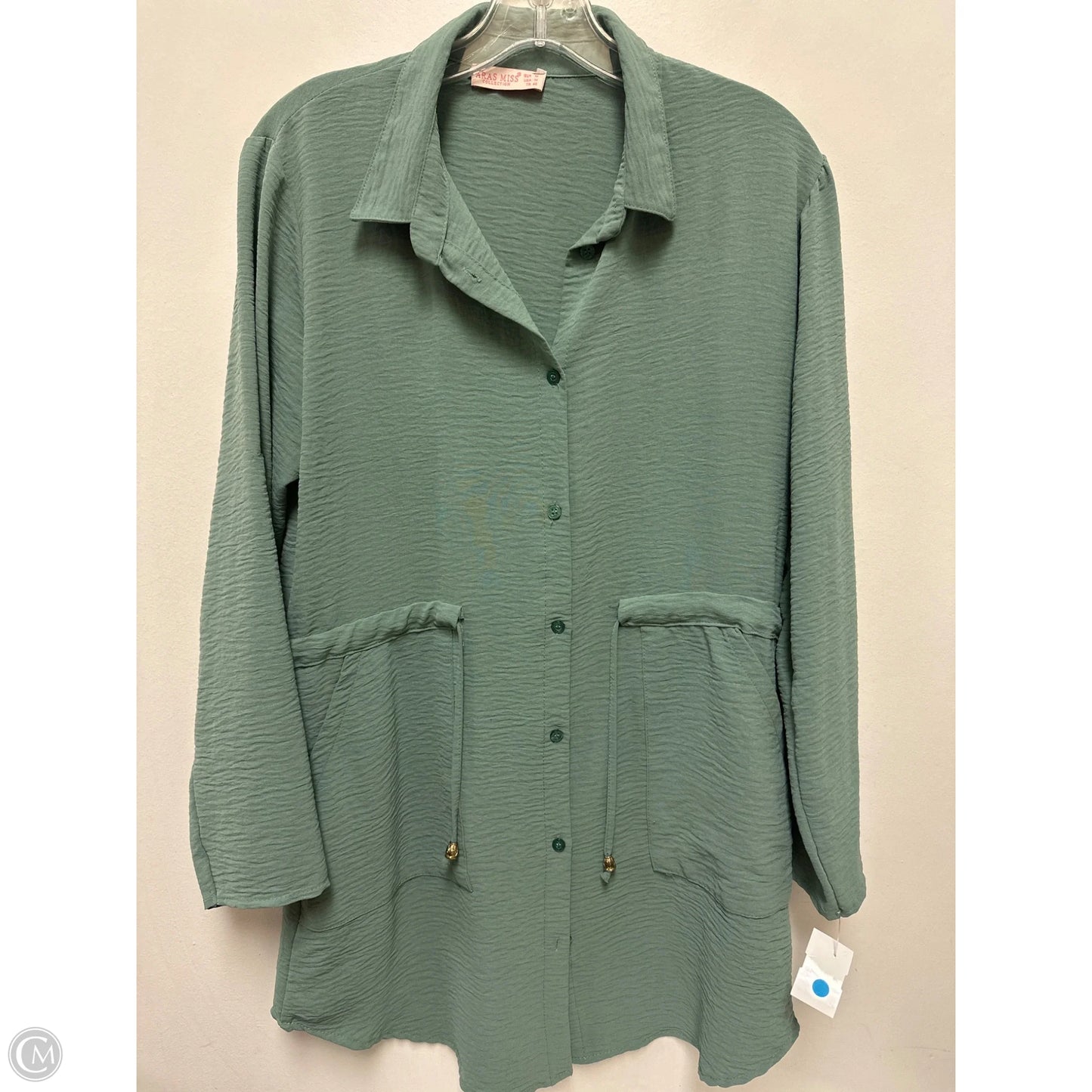 Dress Casual Midi By Clothes Mentor In Green, Size: M