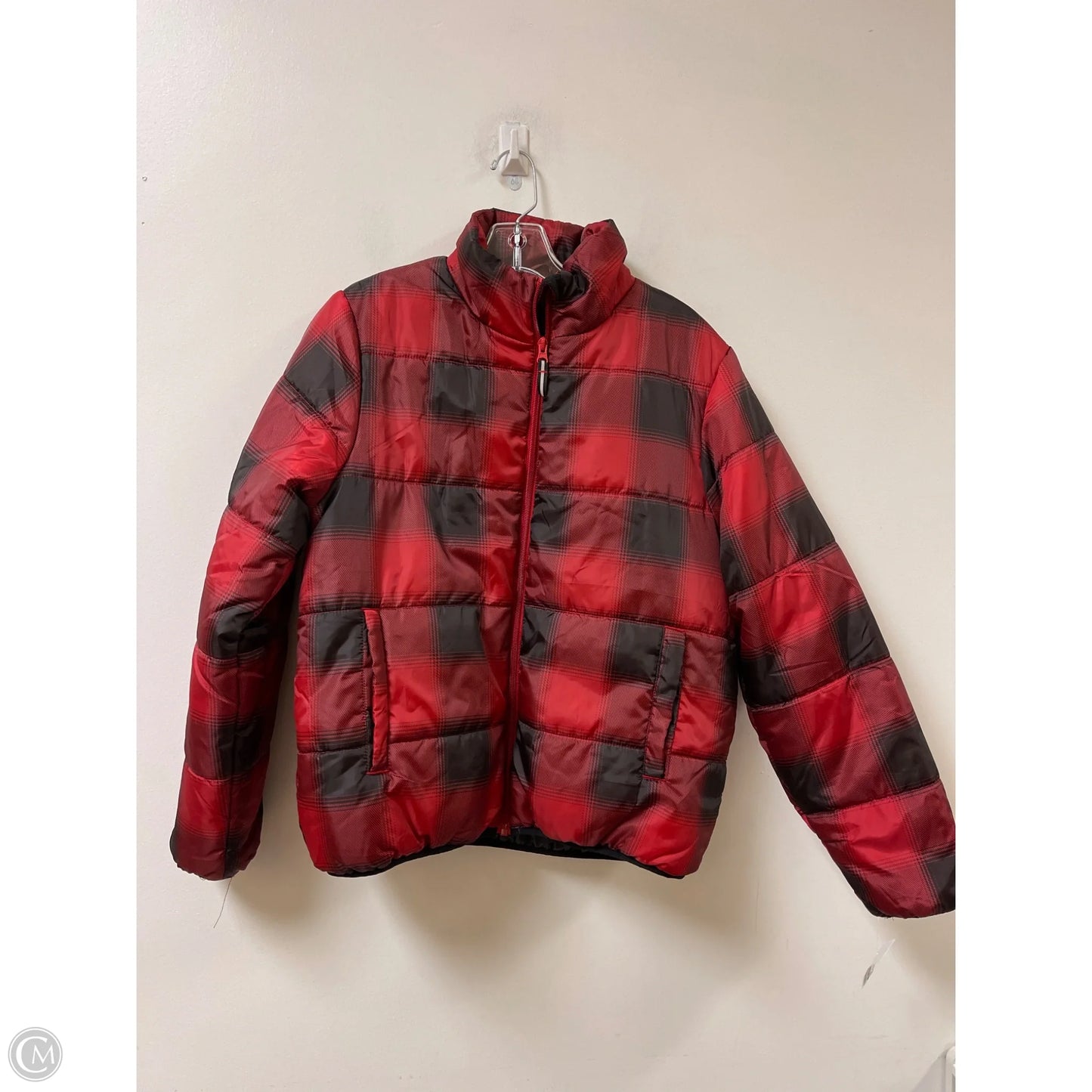 Coat Puffer & Quilted By Universal Thread In Red, Size: S