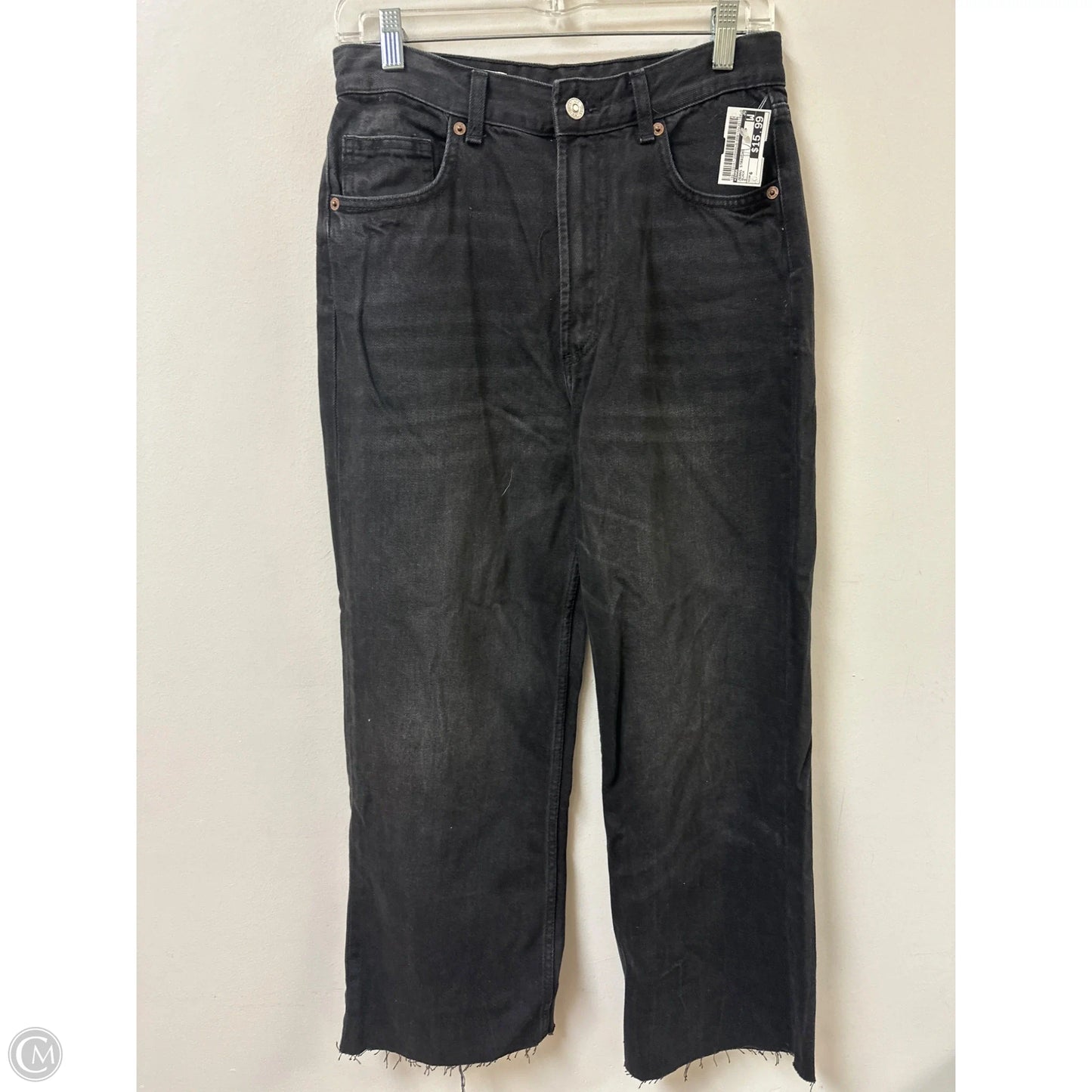 Jeans Straight By Zara In Black, Size: 6