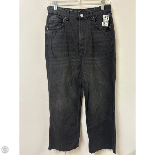 Jeans Straight By Zara In Black, Size: 6