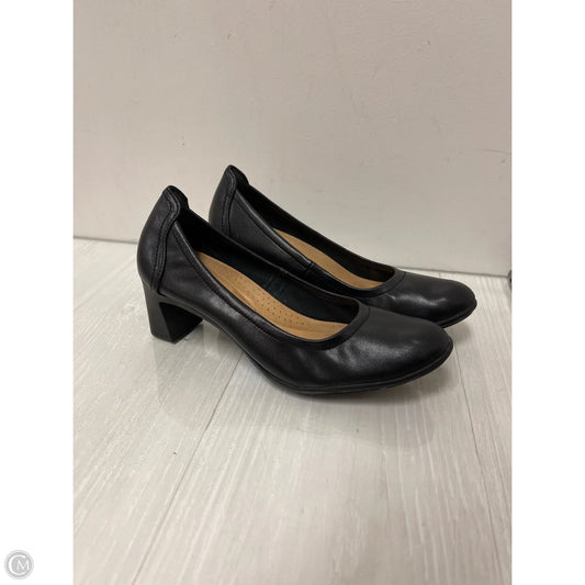 Shoes Heels Block By Clarks In Black, Size: 8.5