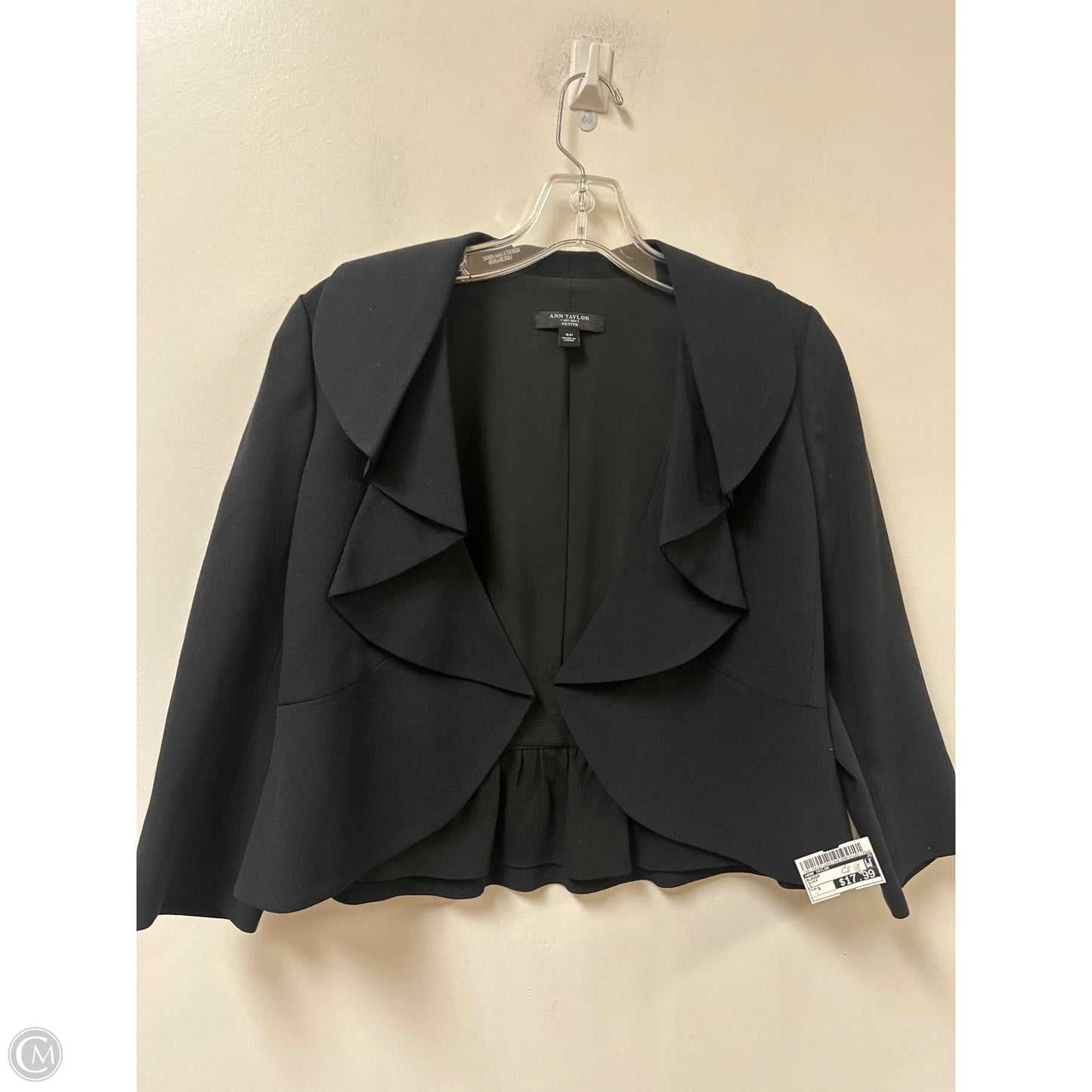 Blazer By Ann Taylor In Black, Size: S
