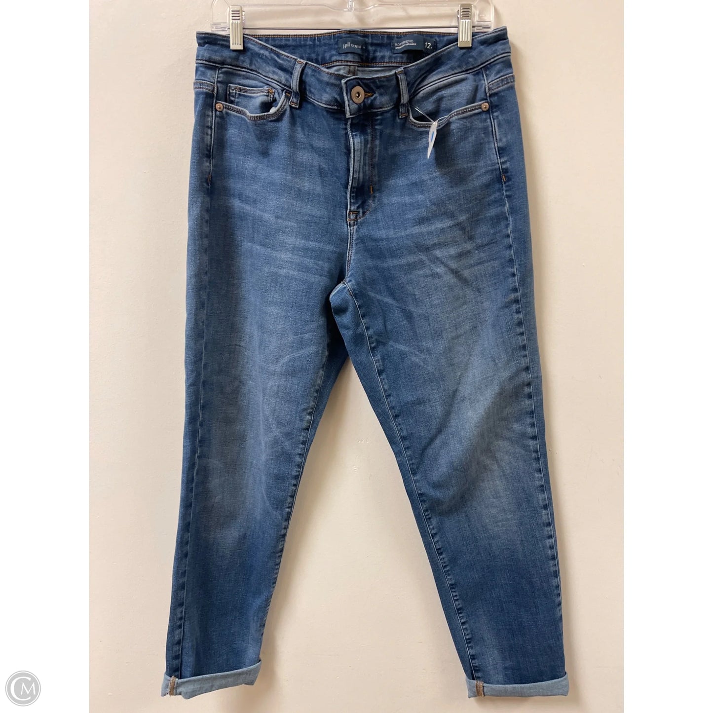 Jeans Skinny By J. Jill In Blue Denim, Size: 12