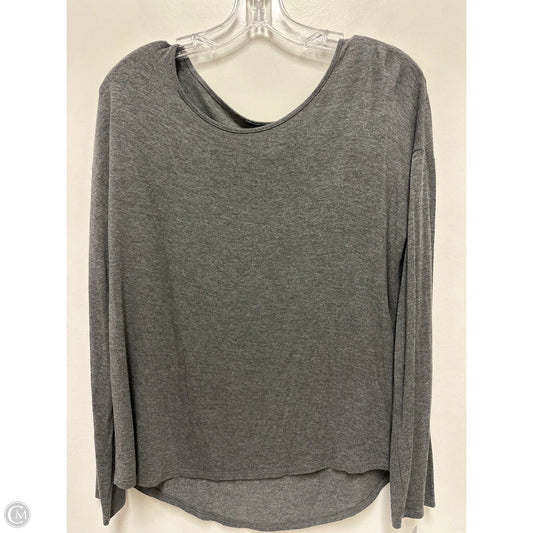 Top Long Sleeve By T Tahari In Grey, Size: S