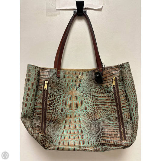 Handbag Leather By Cma, Size: Large
