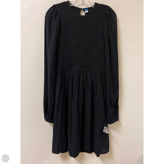 Dress Casual Midi By Old Navy In Black, Size: M