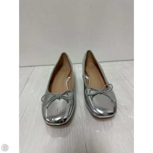 Shoes Heels Block By A New Day In Silver, Size: 5.5