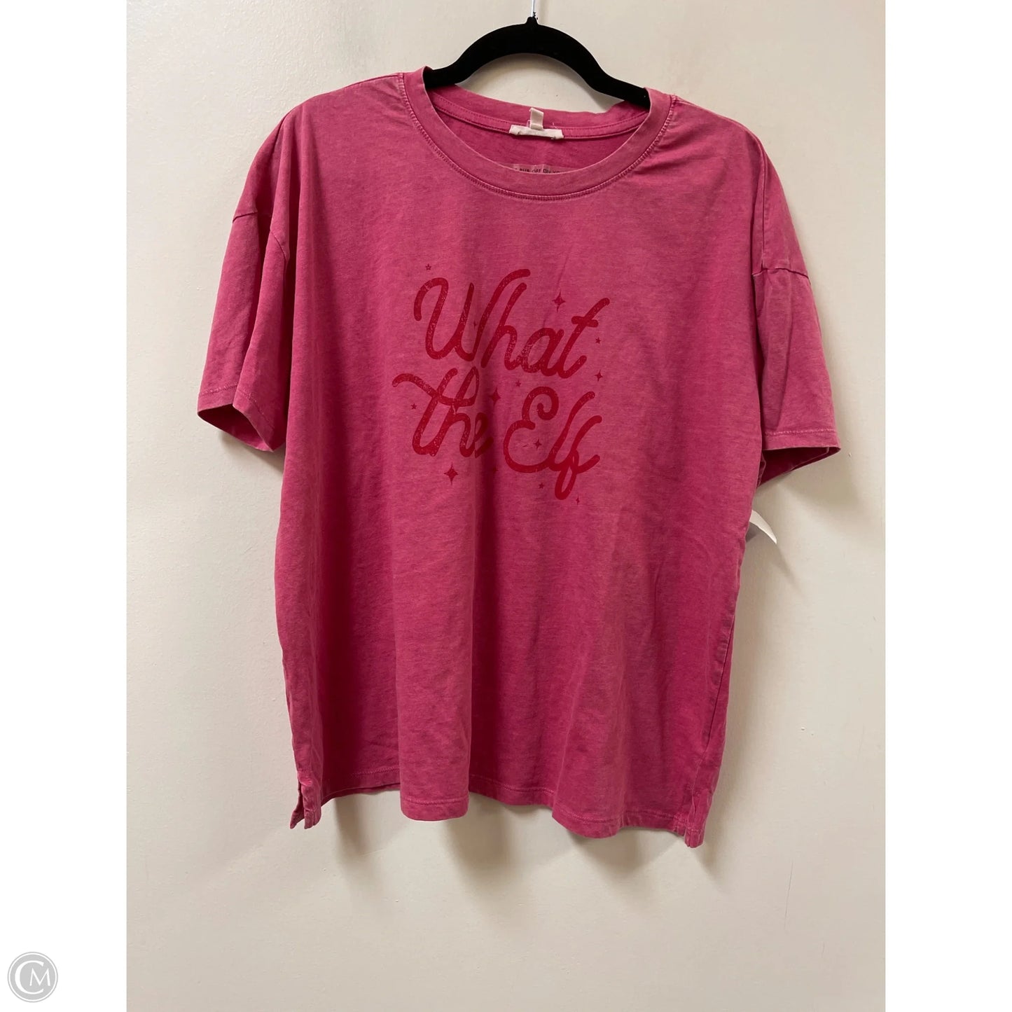 Top Short Sleeve By Maurices In Pink, Size: Xl