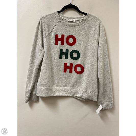 Sweater By Workshop In Grey, Size: L