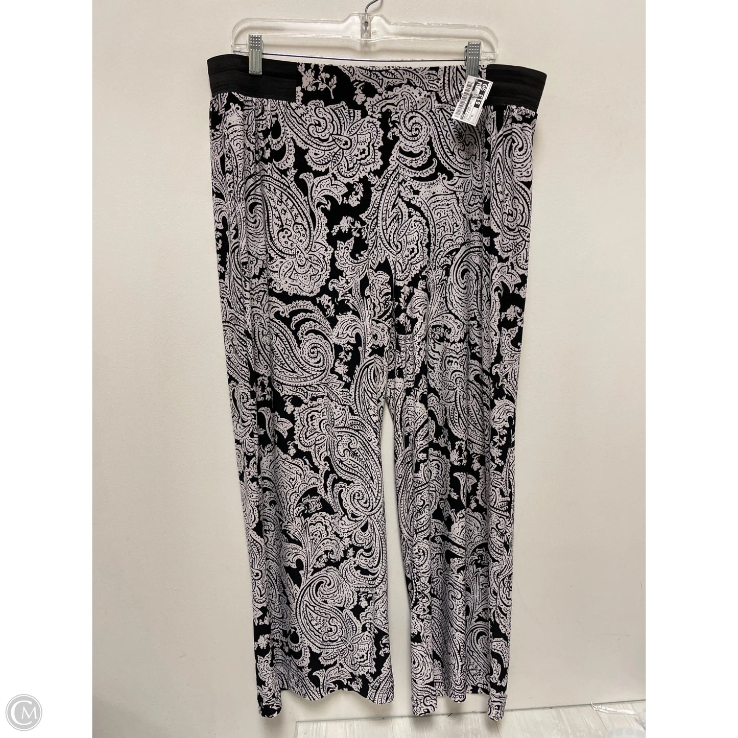 Pants Wide Leg By Inc In Black & White, Size: Xl