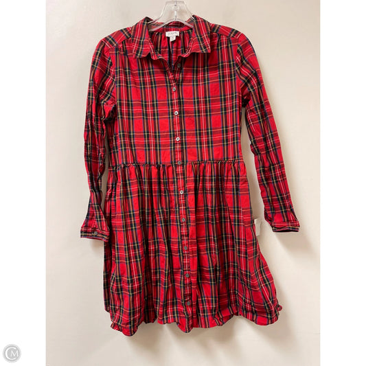 Dress Casual Short By J. Crew In Red, Size: M