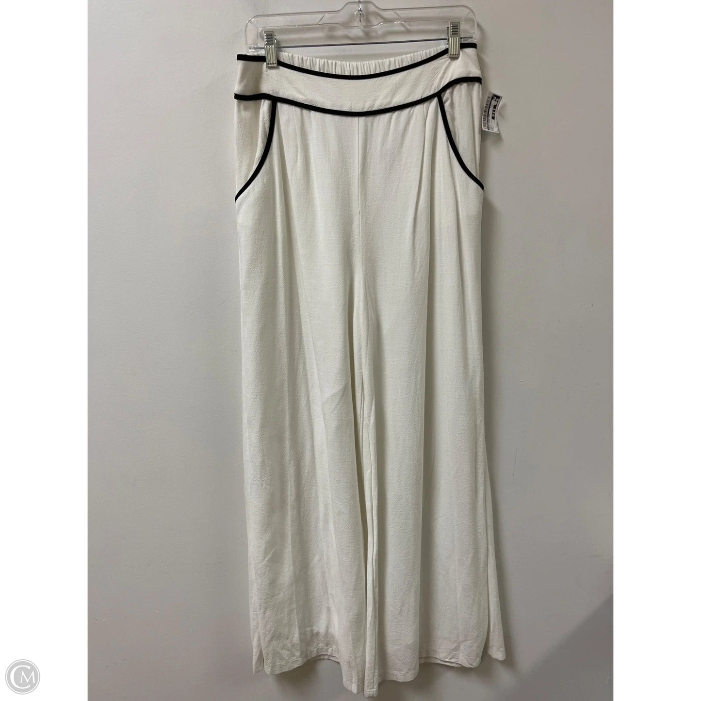 Pants Wide Leg By Sienna Sky In White, Size: L