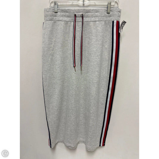 Skirt Midi By Tommy Hilfiger In Grey, Size: M