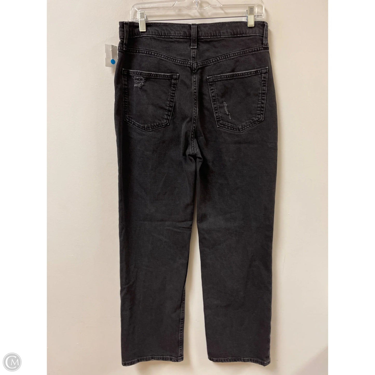 Jeans Straight By Gap In Black, Size: 8