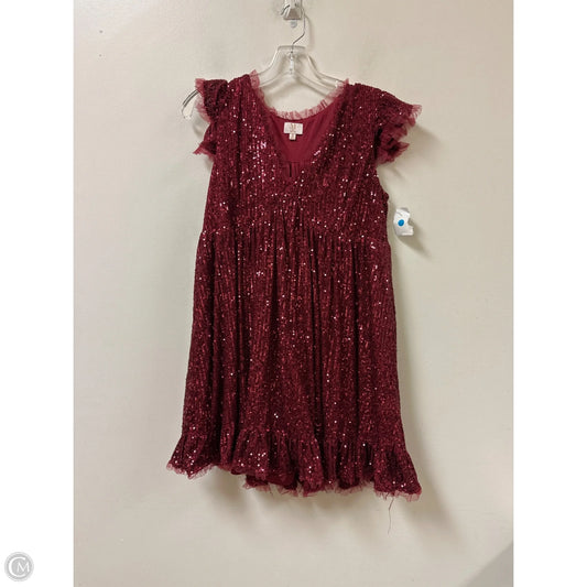 Dress Party Short By Clothes Mentor In Red, Size: S